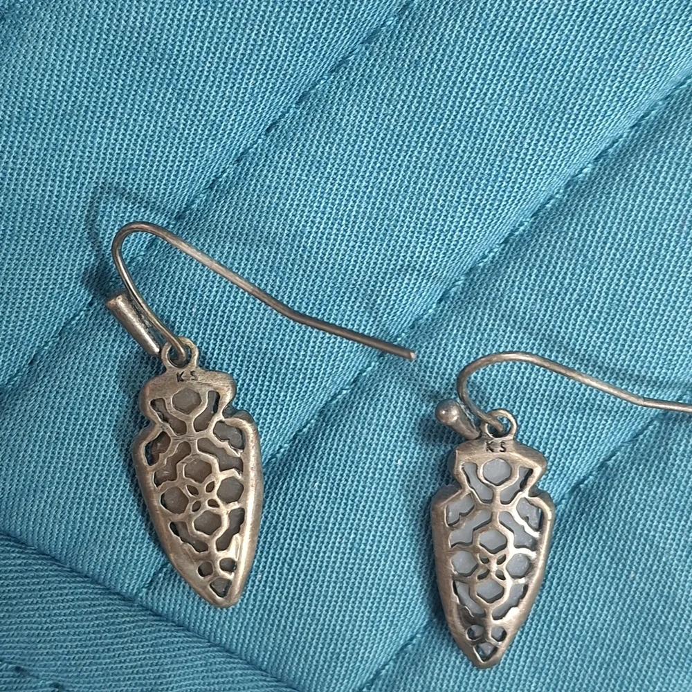 Kendra Scott Drusy Arrowhead Earrings